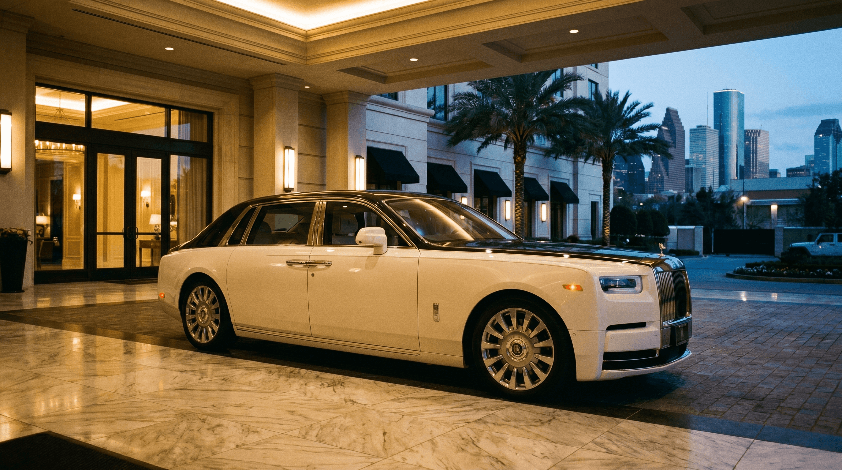 Rolls-Royce Phantom EWB rental in Houston